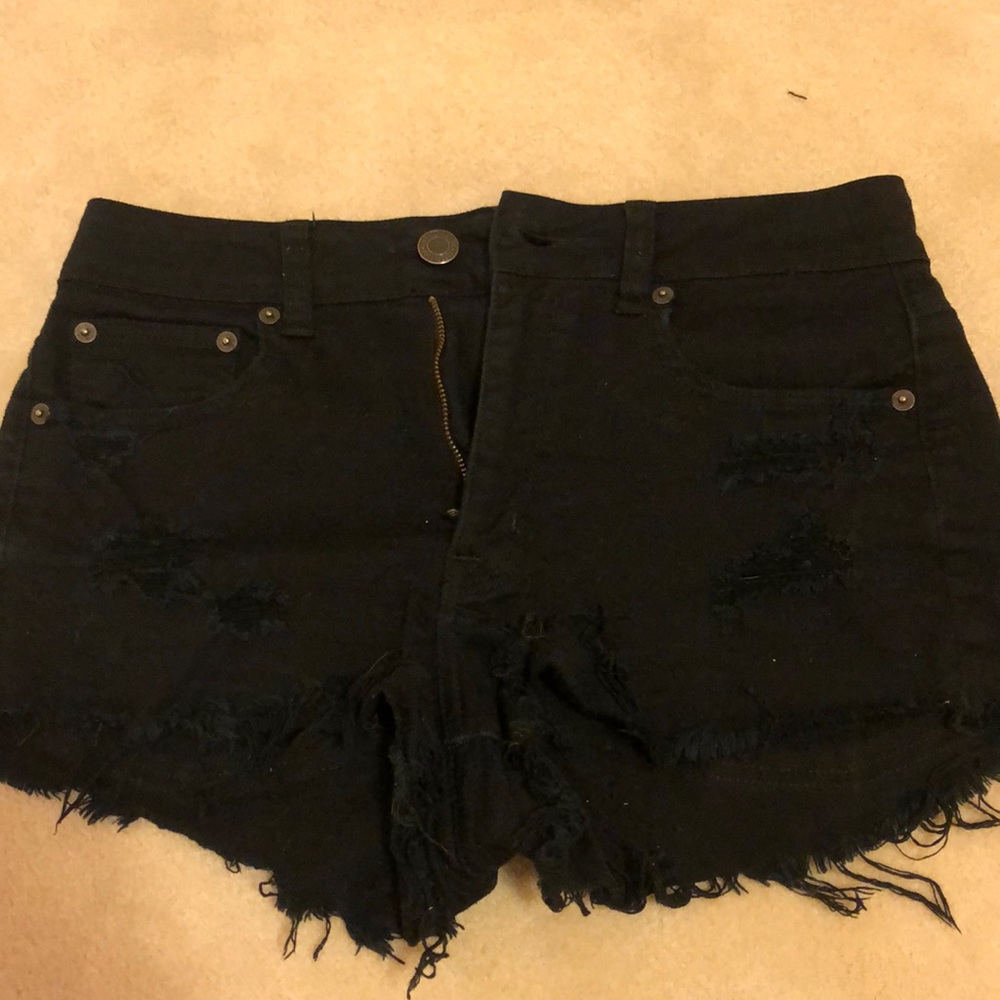 Denim shorts